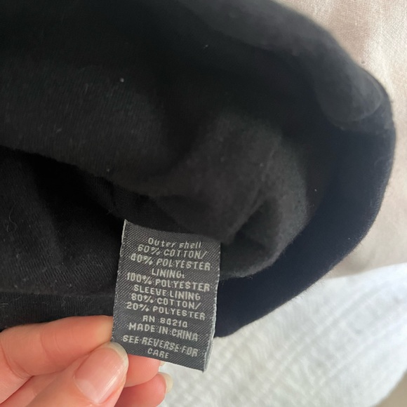 Vintage Cocoa Platinum black and white jacket with hood - Picture 5 of 5